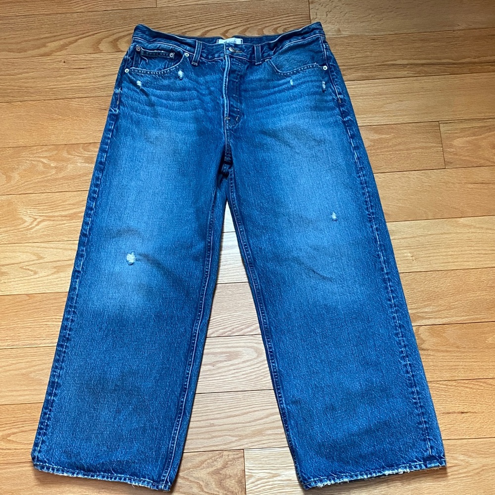 Madewell Men's Relaxed Fit Blue Jeans